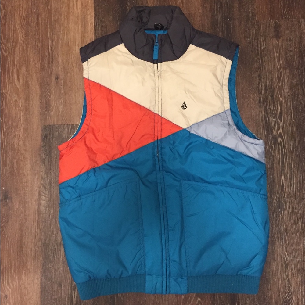 Volcom Multi-Color Puffy Vest